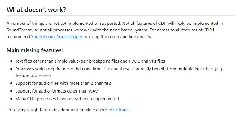 SoundThread：面向 The Composers Desktop Project (CDP) 的跨平台节点式 GUI，致力于简化复杂声音处理流程，提升实验声音设计的可用性