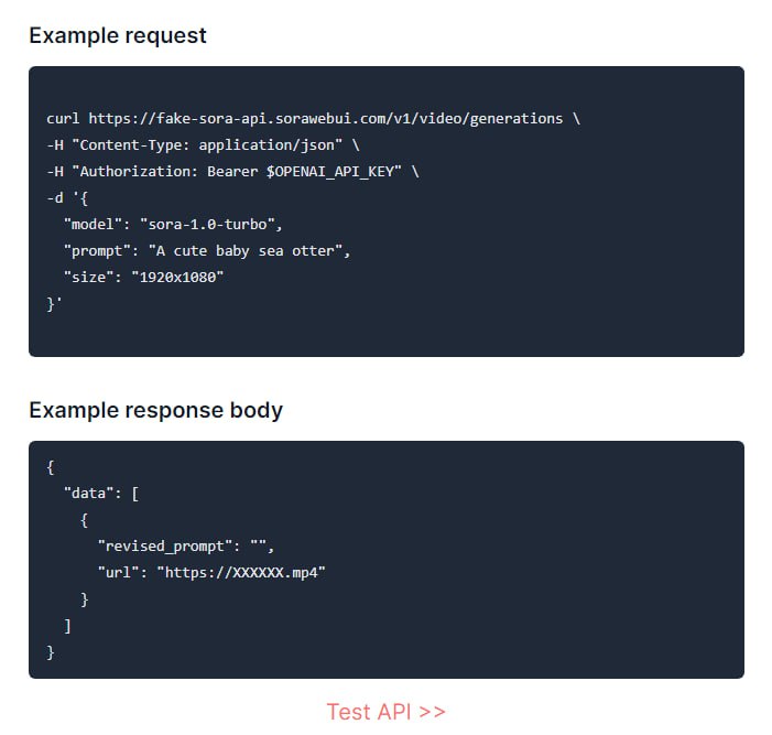 FakeSoraAPI 是一个开源项目，旨在模拟尚未发布的 OpenAI Sora API