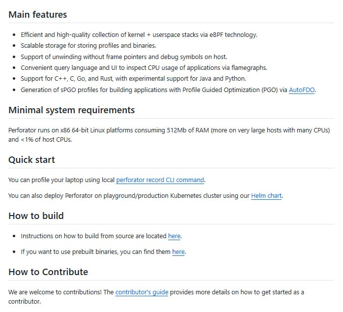 一款专为大规模数据中心设计的集群级持续性能分析工具，帮助开发者轻松定位和解决生产环境中的性能瓶颈