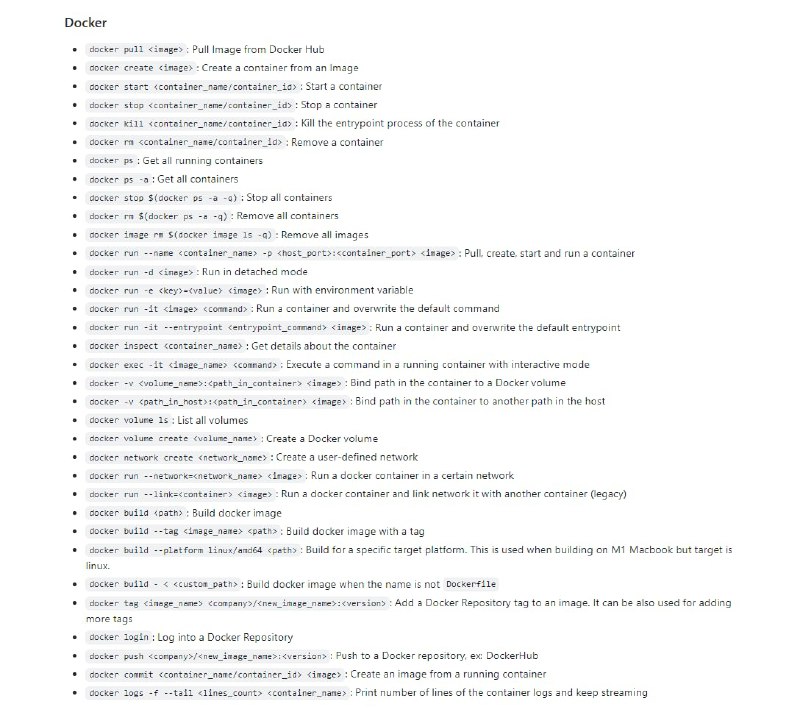 Docker和Docker Compose备忘单（大约 30 小时的教程、文章和工作总结）YouTube | Github | #教程Docker和Docker Compose备忘单（大约 30 小时的教程、文章和工作总结）YouTube | Github | #教程