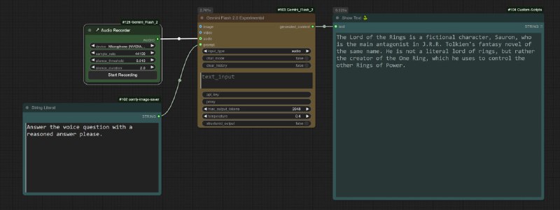 ComfyUI-Gemini_Flash_2.0_Exp：一个强大的ComfyUI自定义节点，整合了谷歌的Gemini Flash 2.0实验模型，让你在ComfyUI工作流中直接进行文本、图像、视频帧和音频的多模态分析
