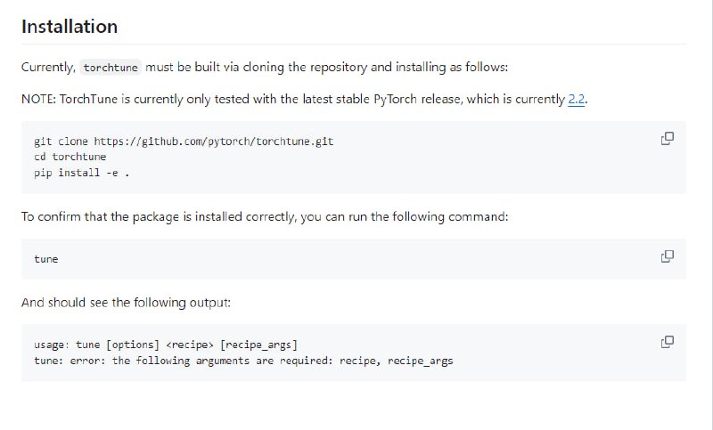 TorchTune：易于使用的 PyTorch 库，可轻松编写、微调和实验LLM模型