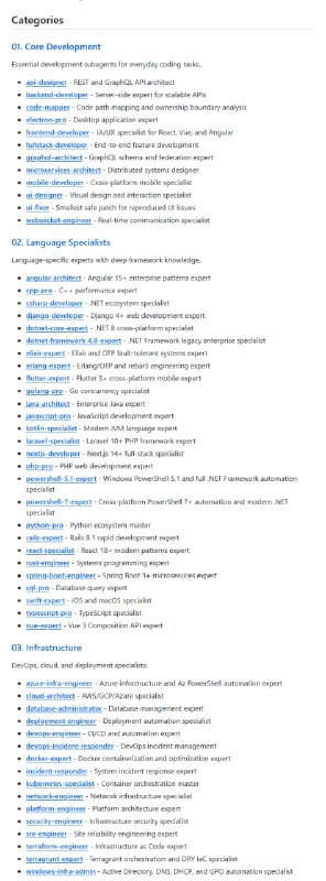 Codex Subagents：136个AI专业分身让编程效率起飞一个开源项目收录了136个针对Codex的专业化AI助手，覆盖从前端开发到安全审计的各个领域