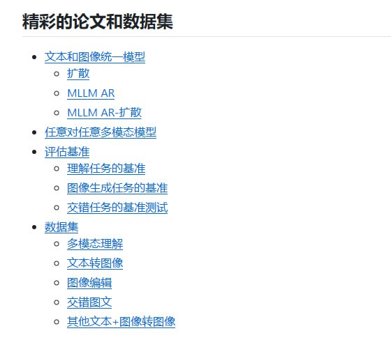 Awesome-Unified-Multimodal-Models：一站式汇聚前沿多模态统一模型资源，助力研究人员和开发者快速掌握领域动态
