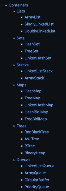 GoDS (Go Data Structures) Go中各种数据结构和算法的实现