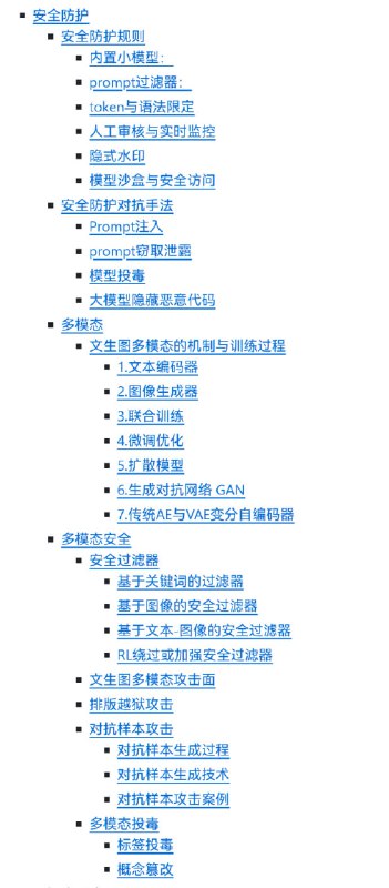 一份详细的人工智能应用与安全指南本项目主旨为帮助您从零基础成长为具备实战能力的人工智能安全专家