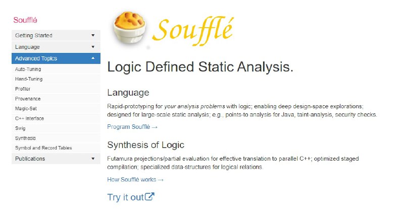 用于静态分析的数据日志综合工具Souffle | #工具