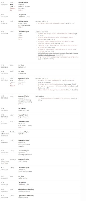 CMU Advanced NLP S2025：卡内基梅隆大学春季2025高级自然语言处理课程，带你深入探索NLP前沿技术