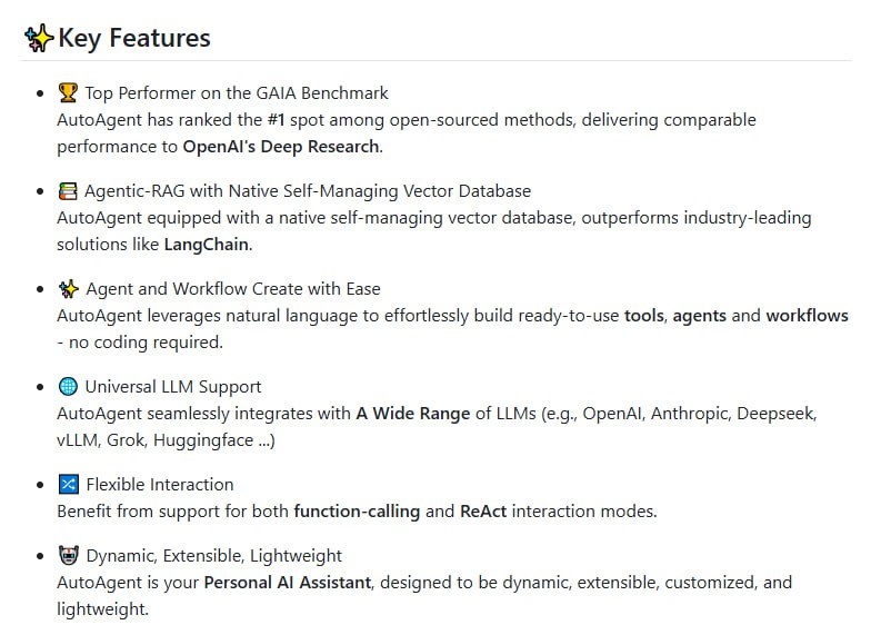 AutoAgent：零代码创建和部署LLM Agent的全自动框架