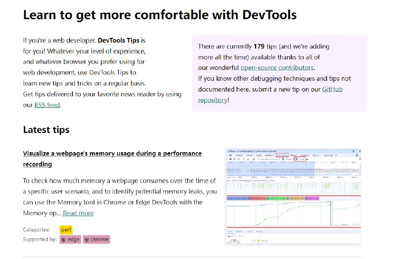 一个专为网页开发者总结的实用指南，目前已收录近 180 个技巧