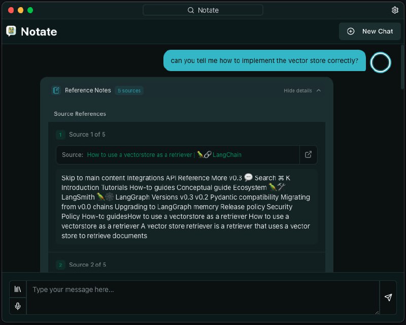 Notate：一款强大的桌面研究助手，结合AI驱动的分析和先进的向量搜索技术，能够智能处理、组织和检索来自多种格式的文档、音频和文本信息，帮助研究人员、学者和知识工作者优化工作流程Notate：一款强大的桌面研究助手，结合AI驱动的分析和先进的向量搜索技术，能够智能处理、组织和检索来自多种格式的文档、音频和文本信息，帮助研究人员、学者和知识工作者优化工作流程