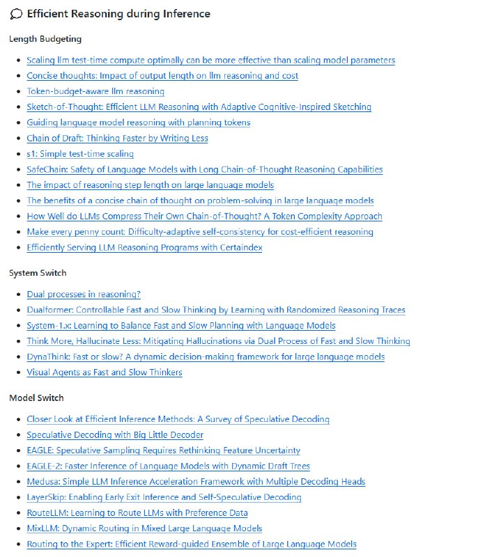 Awesome_Efficient_LRM_Reasoning：为大型推理模型的高效推理提供全面调研与解决方案