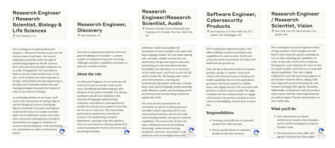 从招聘启事读懂Anthropic的野心：代码只是起点 | 帖子有人花时间把Anthropic所有招聘岗位读了一遍，发现这家公司正在布局的东西远比我们想象的要大