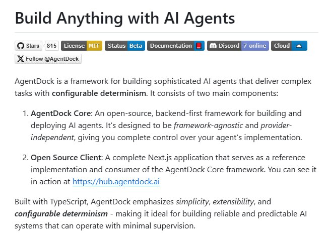 AgentDock：用AI Agents构建复杂任务的开源框架