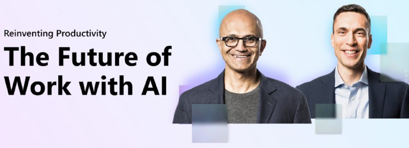 3月16日微软有个关于AI的活动，主题是《用人工智能重塑生产力》，具体时间在太平洋时间上午8点