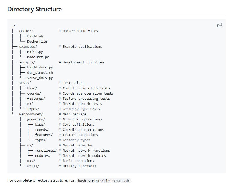 WarpConvNet：让3D深度学习架构梦想成真的高性能库提供高效的点云处理和稀疏体素卷积实现；支持3D数据的注意力机制，提升模型性能；包含丰富的几何操作和变换功能WarpConvNet：让3D深度学习架构梦想成真的高性能库提供高效的点云处理和稀疏体素卷积实现；支持3D数据的注意力机制，提升模型性能；包含丰富的几何操作和变换功能