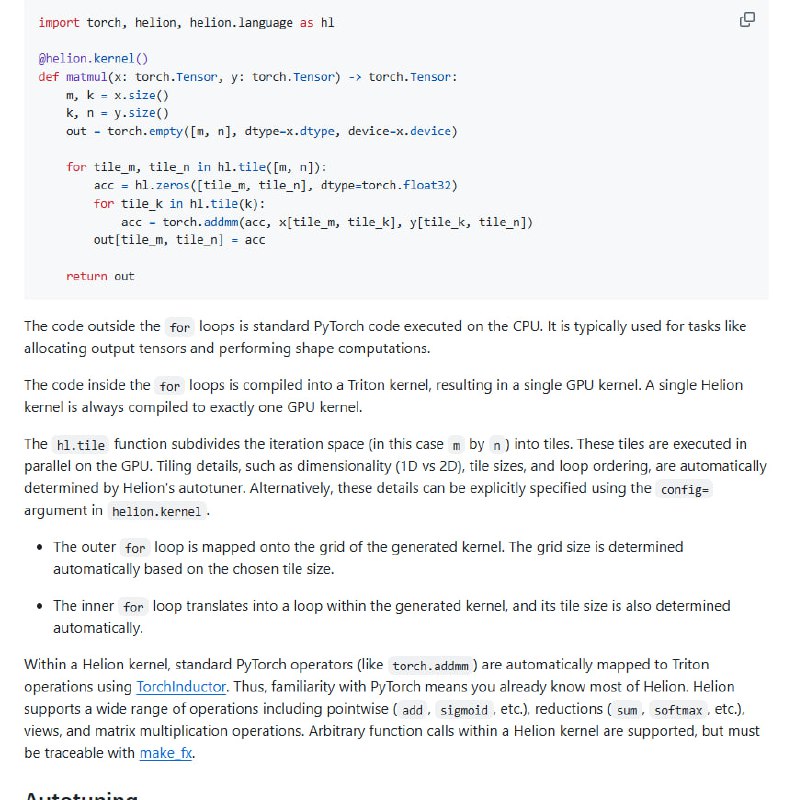 Helion：专为机器学习内核打造的 Python 嵌入式 DSL，极大简化高性能 GPU 编程，提升开发效率与代码可维护性
