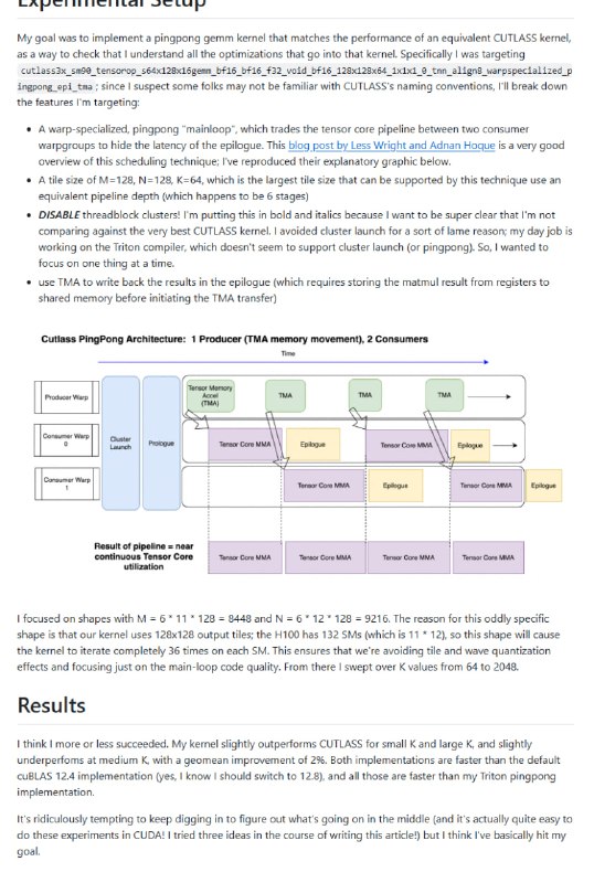 simplegemm：从零开始实现高性能矩阵乘法的CUDA项目