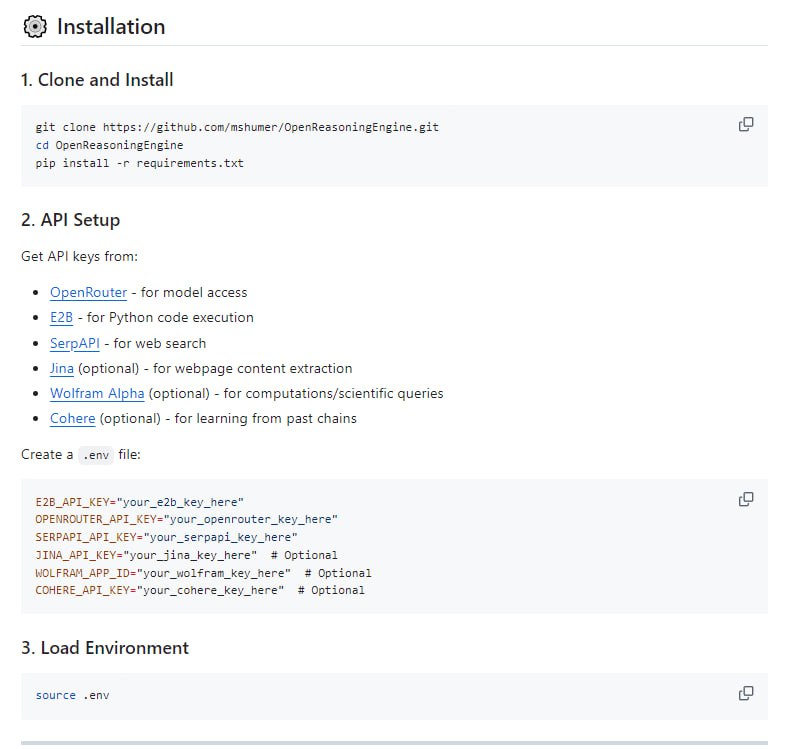 一个开源的AI推理引擎框架，支持多种强大功能：逐步推理、基于记忆的规划、多智能体混合决策、束搜索、自我反思等