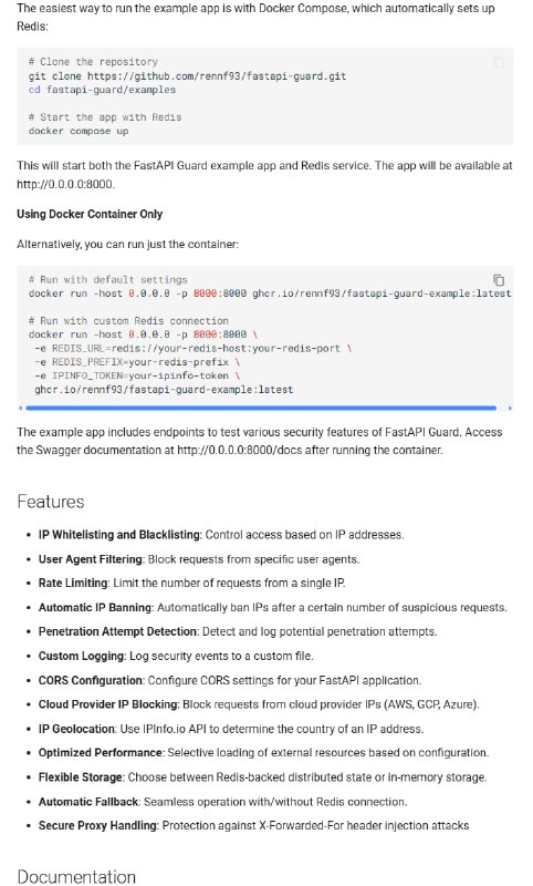 fastapi-guard：为FastAPI应用提供全方位安全防护的中间件库
