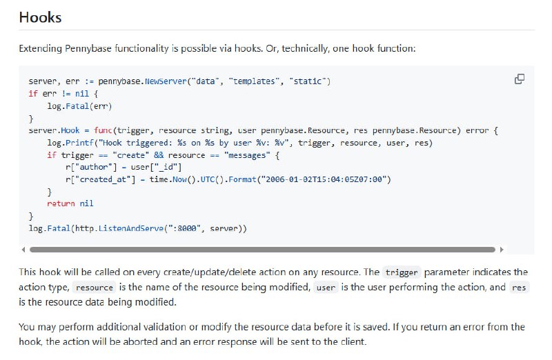 Pennybase：一个轻量级、低依赖的后端即服务（BaaS）解决方案，用不到1000行Go代码实现核心后端功能