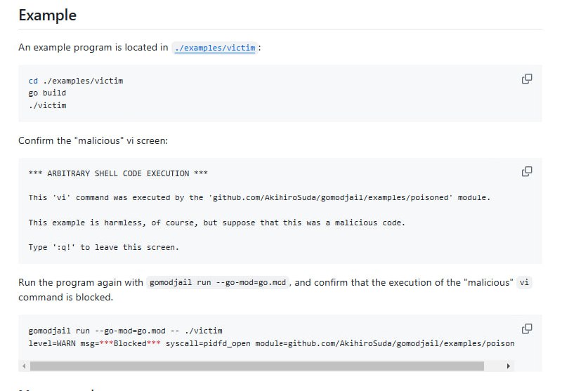 gomodjail：为Go模块提供“沙盒”保护，有效降低供应链攻击风险