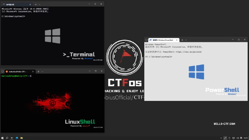 CTF-OS，专为CTF比赛封装的虚拟机，基于工具集封装多个版本和系统，更多选择，开箱即用