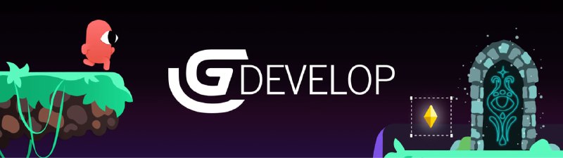 GDevelop，一个开源的跨平台游戏开发引擎，可帮助不懂编程的设计师，快速开发一款能够满足移动端、桌面端、Web 端的游戏