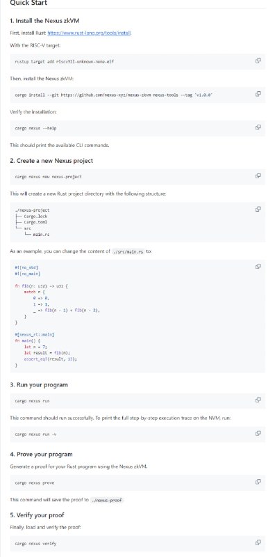 Nexus zkVM：零知识虚拟机，模块化、可扩展的开源并行化zkVM，旨在实现每秒万亿CPU循环证明