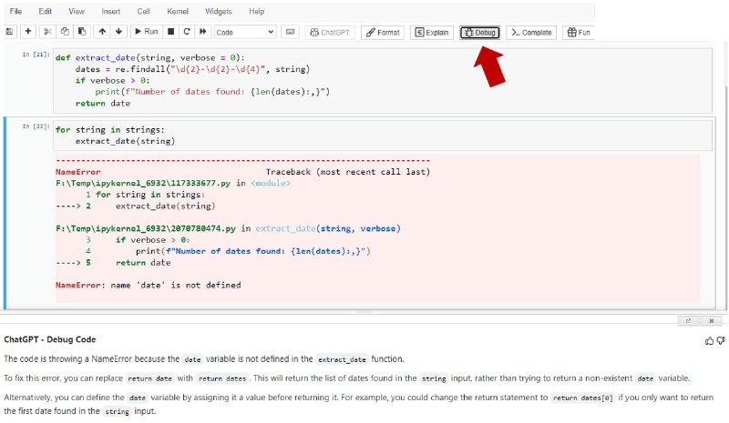 将 ChatGPT 集成到 Jupyter Notebooks 的浏览器插件ChatGPT for Jupyter是一个浏览器扩展，在Jupyter Notebooks和Jupyter Lab中提供各种帮助程序功能，由ChatGPT提供支持主要功能，有 ChatGPT：格式 - 自动将注释、文档字符串和格式添加到代码单元格