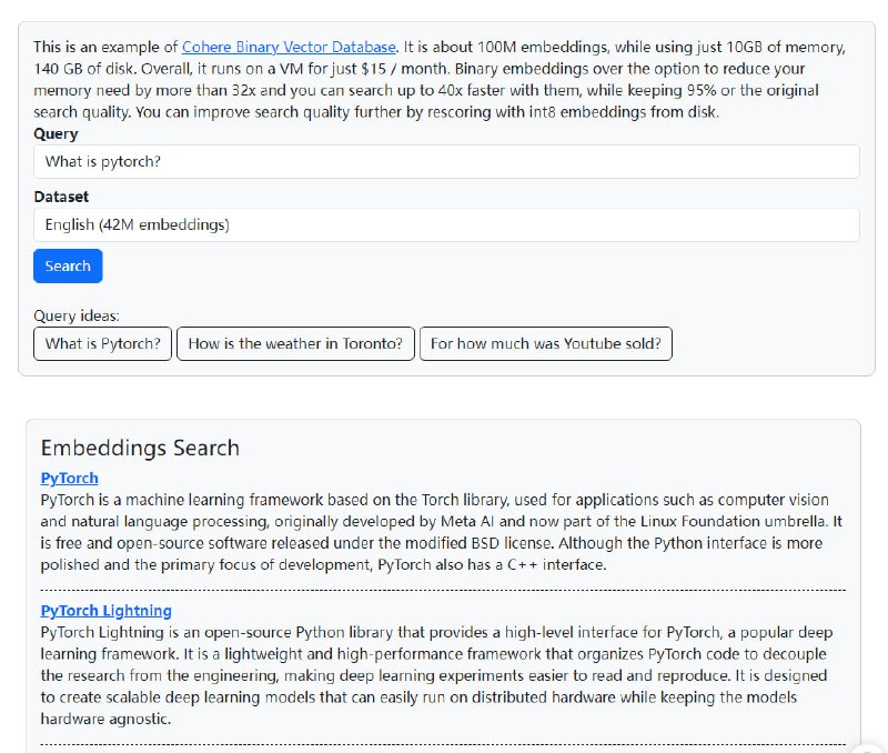 BinaryVectorDB：高效搜索大规模向量数据库的开源项目