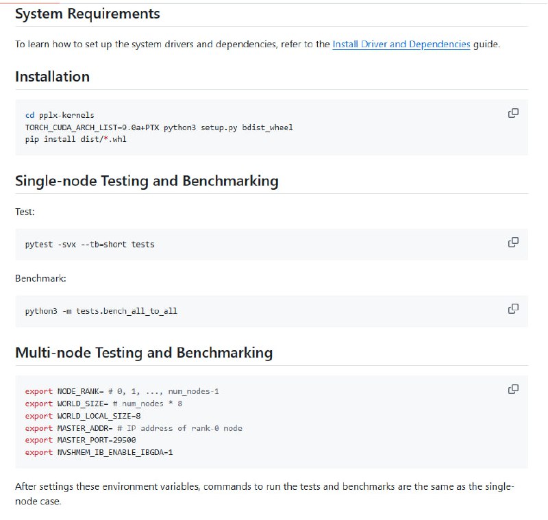 Perplexity MoE Kernels：高效优化的Perplexity GPU内核，为大规模并行计算加速