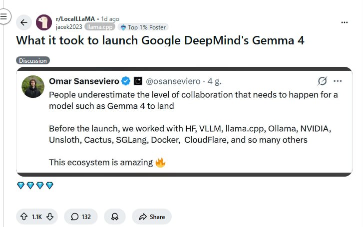 Gemma 4：是模型进阶，还是工程灾难？| 帖子提要：Gemma 4 的发布正处于权重释放与底层适配脱节的阵痛期