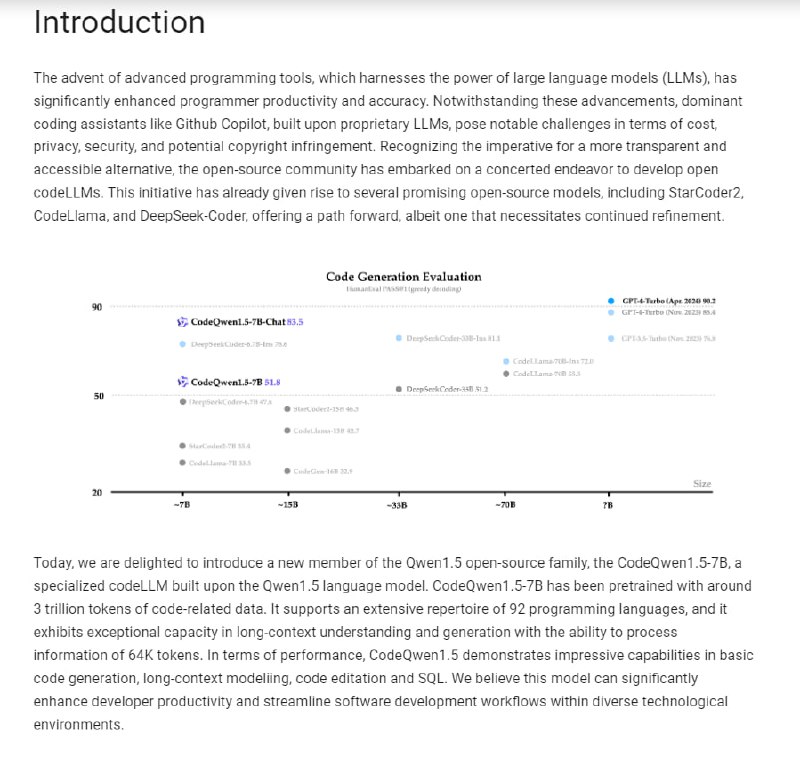 基于人工智能的代码生成工具，可以根据自然语言描述生成完整的代码，该工具利用了Qwen大语言模型，可以提供高质量、准确的代码生成结果CodeQwen1.5 | #工具 #生成器