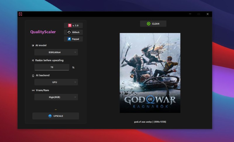 Windows下的图像/视频深度学习超分辨率AppQualityScaler | #软件