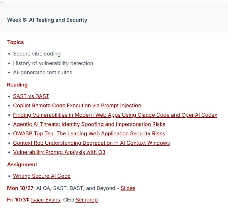 斯坦福新开设的一门教你如何利用LLM提高开发者的生产力的课程：现代软件开发者课程还在更新中，会逐步放出PPT等资料