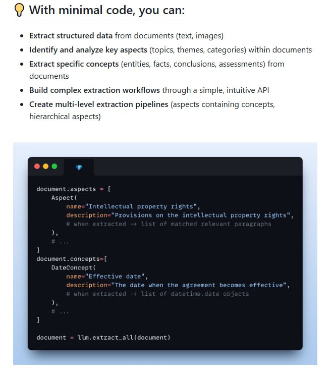 让从文档中提取结构化数据变得轻而易举的LLM框架