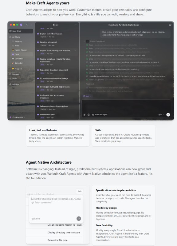 Craft Agents：把 AI 协作从命令行拉回直观应用层Craft Agents 试图把 AI 协作从冷冰冰的命令行环境拉回到直观的应用层
