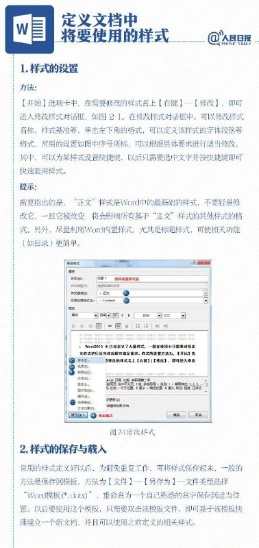 人民日报：一次性解决Word排版问题1人民日报：一次性解决Word排版问题1