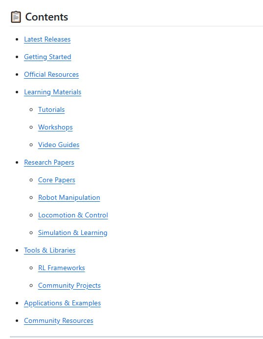 Awesome Isaac Gym：NVIDIA Isaac Gym的精选资源库，助力机器人学习与强化学习研究