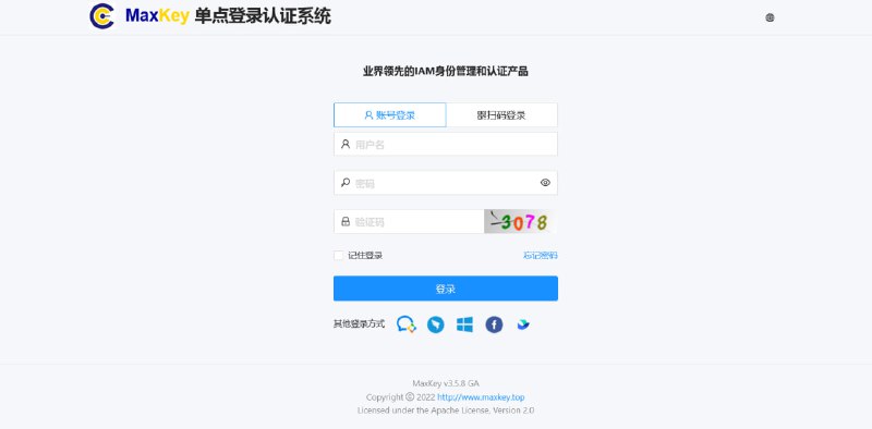 MaxKey SSO ，业界领先的IAM-IDaas身份管理和认证产品,支持OAuth2.x、OpenID Connect、SAML2.0、JWT、CAS、SCIM等SSO标准协议，基于RBAC统一权限控制，实现用户生命周期管理，开源、安全、合规、自主可控MaxKey SSO ，业界领先的IAM-IDaas身份管理和认证产品,支持OAuth2.x、OpenID Connect、SAML2.0、JWT、CAS、SCIM等SSO标准协议，基于RBAC统一权限控制，实现用户生命周期管理，开源、安全、合规、自主可控