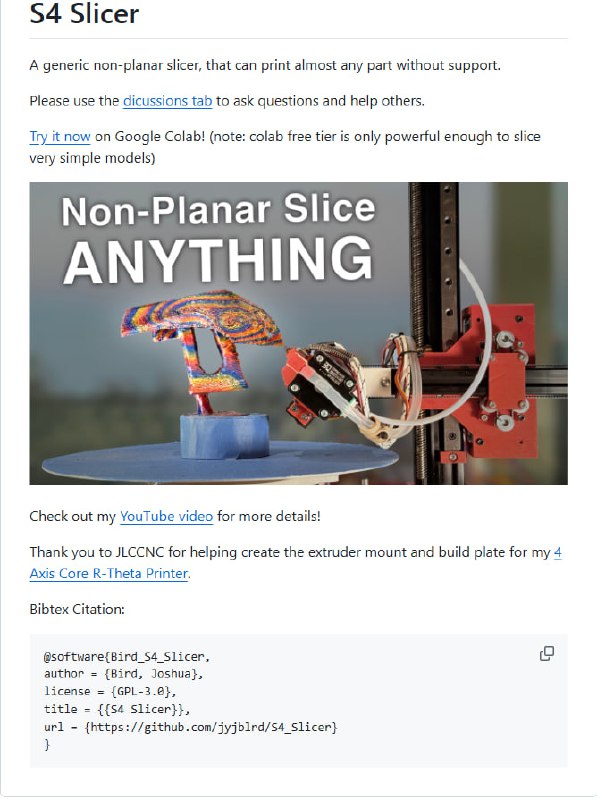 一款通用非平面切片工具，让你几乎无需支撑即可打印任何零件