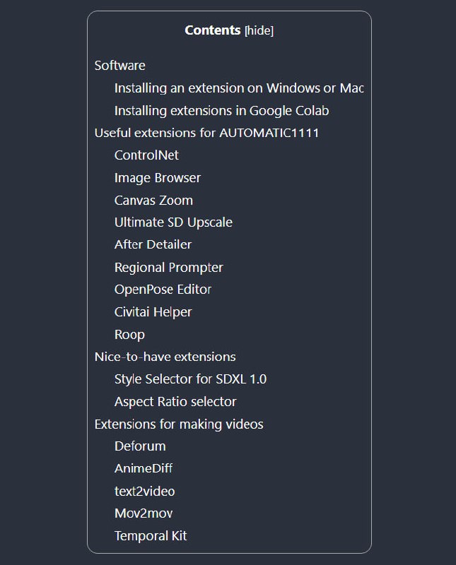 Stable Diffusion AUTOMATIC1111 插件教程，内容较为详细