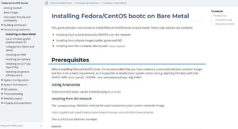 使用OCI/Docker容器镜像进行系统启动和升级的工具，采用分层技术实现操作系统的事务性、原地更新
