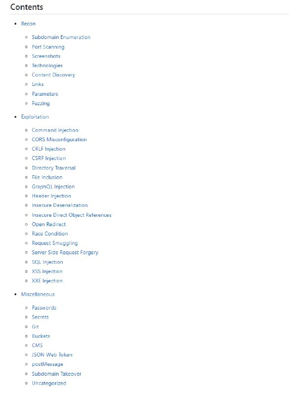 漏洞工具列表Awesome Bug Bounty Tools | #工具