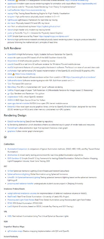 OpenGraphic：图形引擎/游戏引擎开源资源列表OpenGraphic：图形引擎/游戏引擎开源资源列表