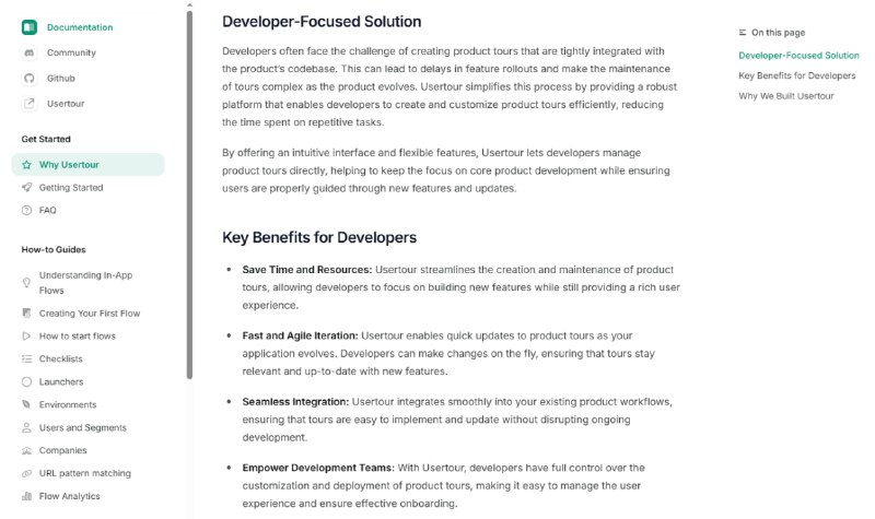 Usertour：开源用户引导平台，轻松搞定应用内产品引导、检查清单和调查问卷