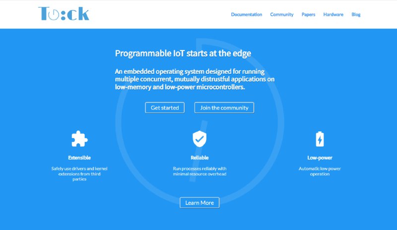 Tock 是一个嵌入式操作系统，设计用于在基于 Cortex-M 和 RISC-V 的嵌入式平台上运行多个并发的、相互不信任的应用程序