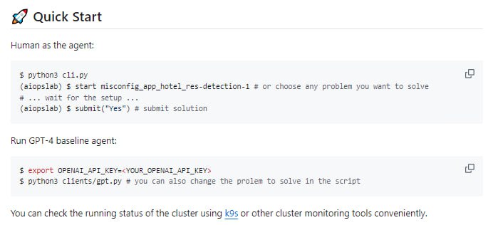 一个全面的框架，用于设计、开发和评估自主AIOps agent，构建可复现、标准化、互操作和可扩展的基准测试AIOpsLab | #框架一个全面的框架，用于设计、开发和评估自主AIOps agent，构建可复现、标准化、互操作和可扩展的基准测试AIOpsLab | #框架