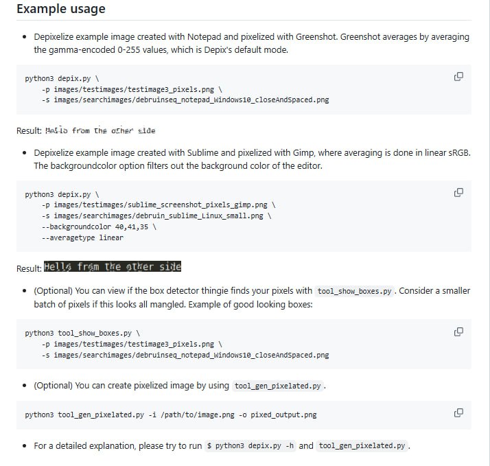 传统的像素化处理常用来隐藏敏感信息，但其实通过特定算法，有可能从像素化截图中恢复出明文内容